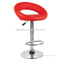 Modern cheap leisure 360 Swivel Bar Stool pu bar stool with hight back